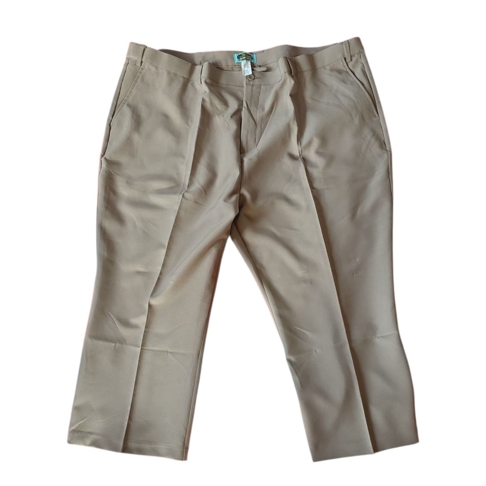 Haband‎ Mens Beige Dress Pants Size 54W 26L
